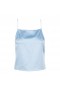 Women Baby Blue Square Neck Cami Silk | Dannijo Tops