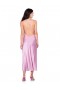 Women Lilac Open Back Cross Strap Midi Slip Dress | Dannijo Dresses