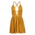 Women Pleated Gold Coast Plunge Neck Mini Dress | Dannijo Dresses