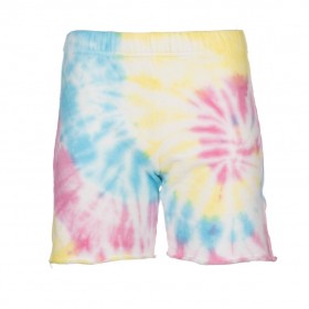  Shorts femininos com estampa tie-dye neon | Calças Dannijo