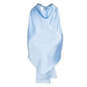 Top con sciarpa azzurra da donna | Dannijo Tops