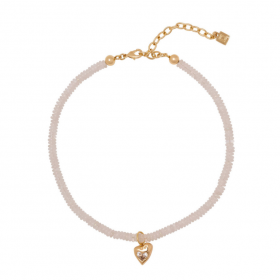  Collana Biarritz da donna in oro e trasparente | Collane Dannijo