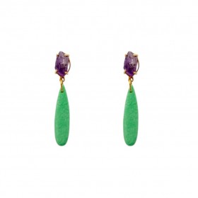  Boucles d'oreilles en forme de larme Enoki pour femme | Boucles d'oreilles Dannijo