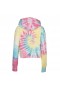  Damen Neon Tie Dye Cropped Hoodie | Dannijo Pullover