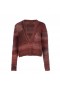  Damen Rost Mohair V-Ausschnitt Pullover | Dannijo Pullover
